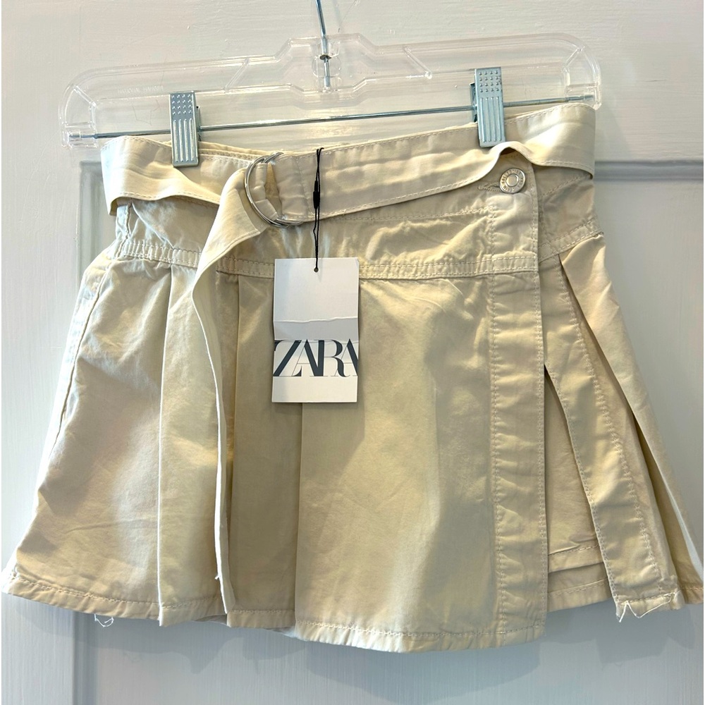 Girls Skirt with Belt and Button